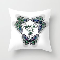 BUTTERFROGS Throw Pillow