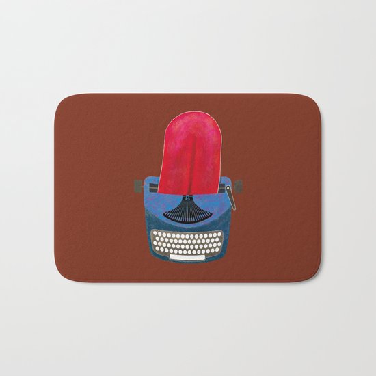 Typewriter Bath Mat
