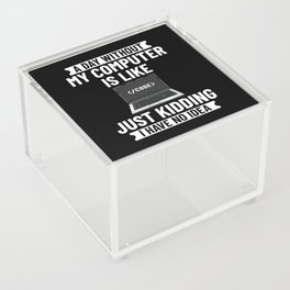 Coding Programmer Gift Medical Computer Developer Acrylic Box