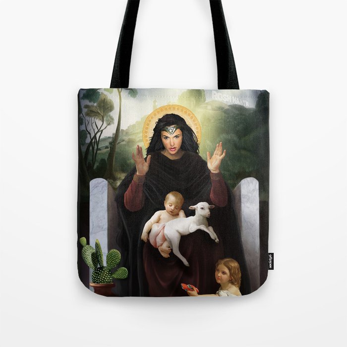 Gal Gadot / holy mother Tote Bag