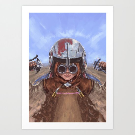 SW Hero Pilot: Anakin Art Print