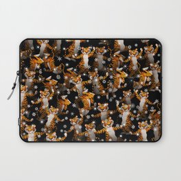 New Year's dance of tigers Laptop Sleeve