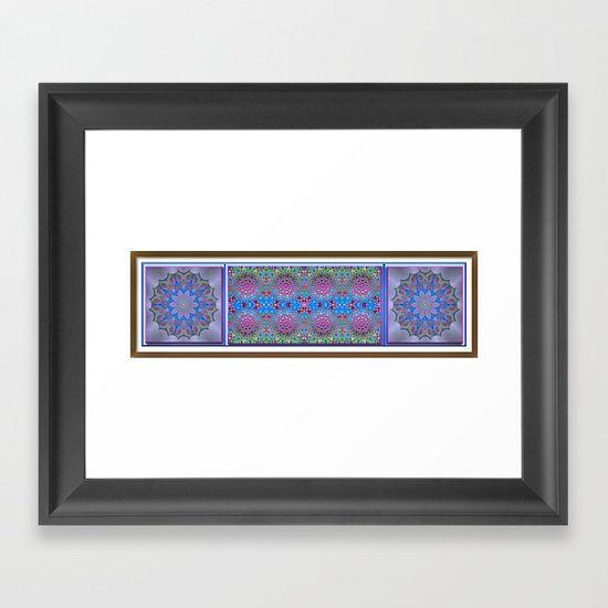 Peaceful Garden Framed Art Print