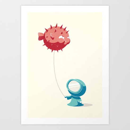 Balloon Art Print