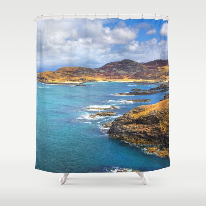 View from Ardnamurchan Shower Curtain