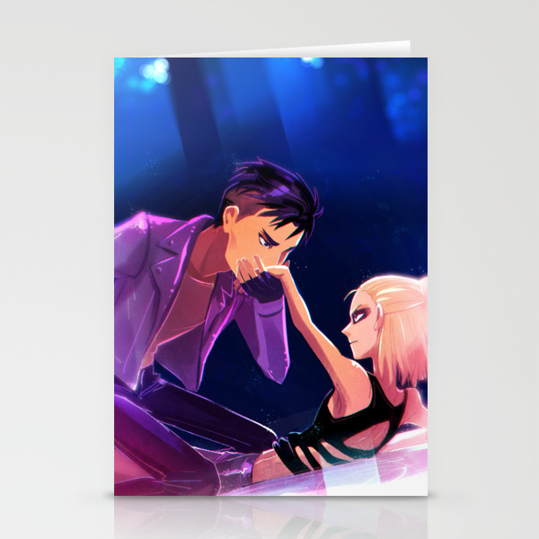 Yuri Plisetsky Otabek Welcome To The Madness Stationery Cards