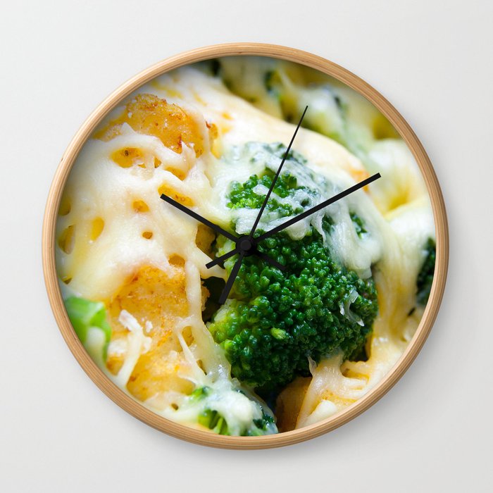 Yummy crowd for dinner Wall Clock