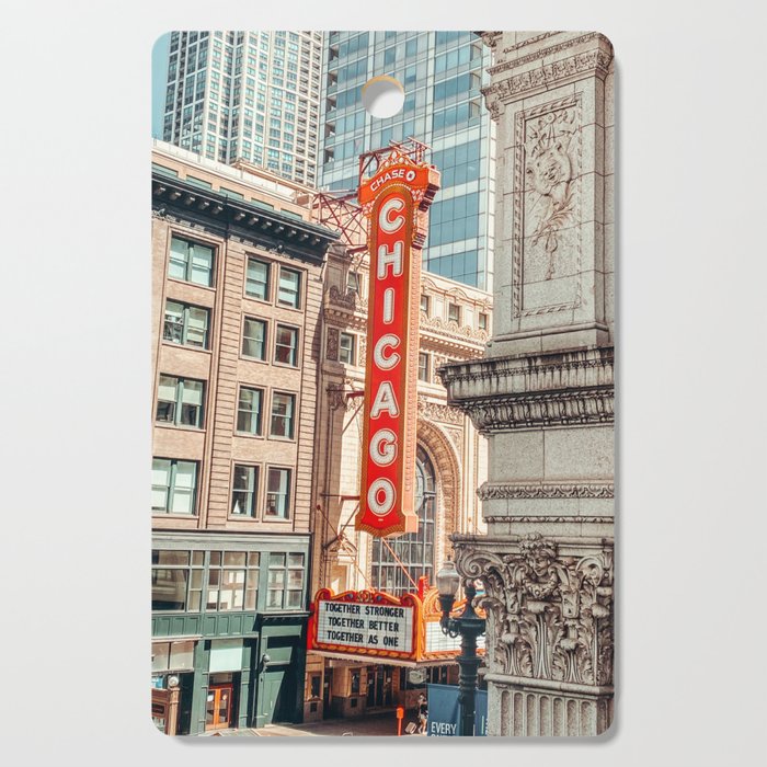 Chicago Sign Cutting Board