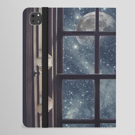 Space view Window-Moon shine iPad Folio Case
