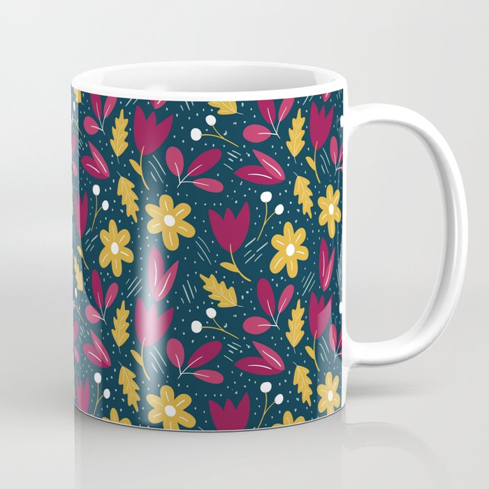 retro flower different is good insulated 10 oz coffee mug – beetheslp