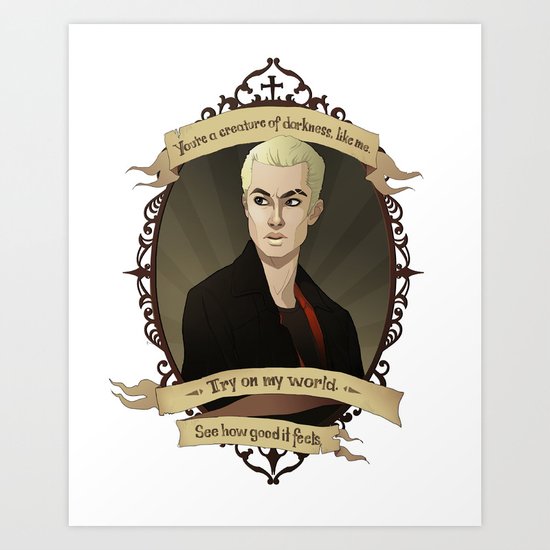 Spike - Buffy the Vampire Slayer/Angel Art Print