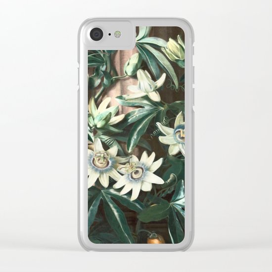 Passion for Passiflora Clear iPhone Case