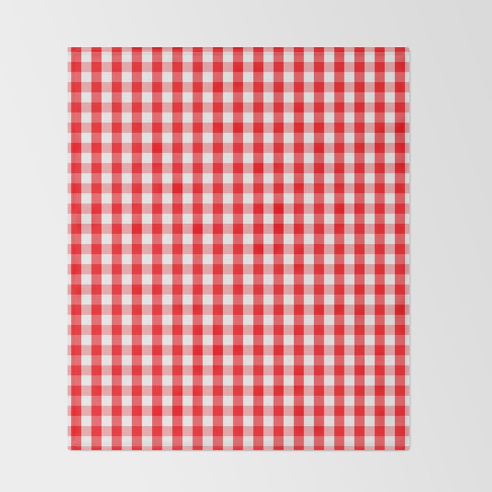 Large Christmas Red And White Gingham Check Plaid Throw Blanket By Large Christmas Red And White Gingham Check Plaid Throw Blanket