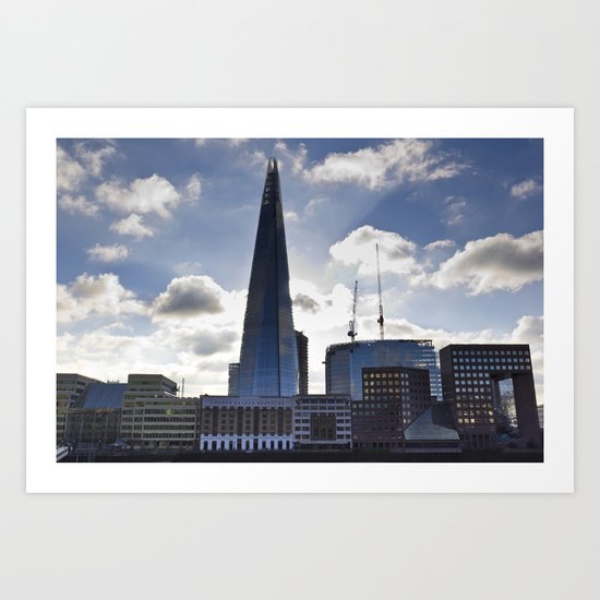 The Shard and South Bank Art Print