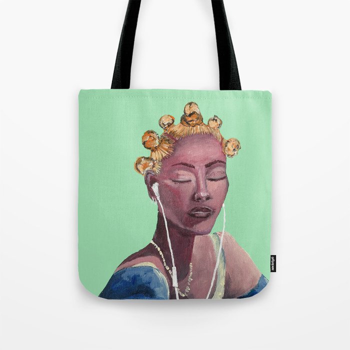 Headphones girl- Original  Tote Bag