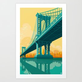 Manhattan Bridge NYC Art Print