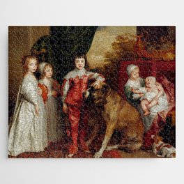 Sir Anthony van Dyck "The Five Eldest Children of Charles I" Jigsaw Puzzle