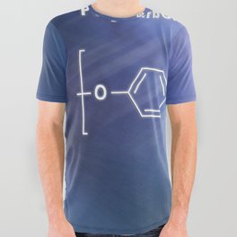 Polycarbonate PC Lexan, Structural chemical formula All Over Graphic Tee