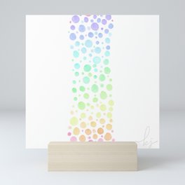Pastel Rainbow Mini Art Print