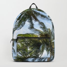 Palm Trees & Blue Sky Landscape Backpack