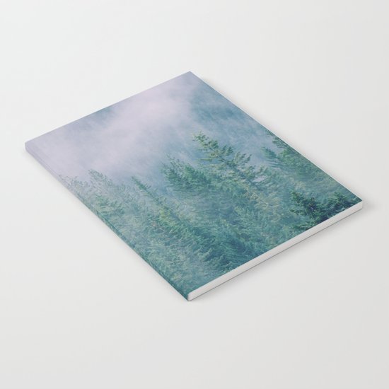 Foggy Forest in Squamish, British Columbia Notebook