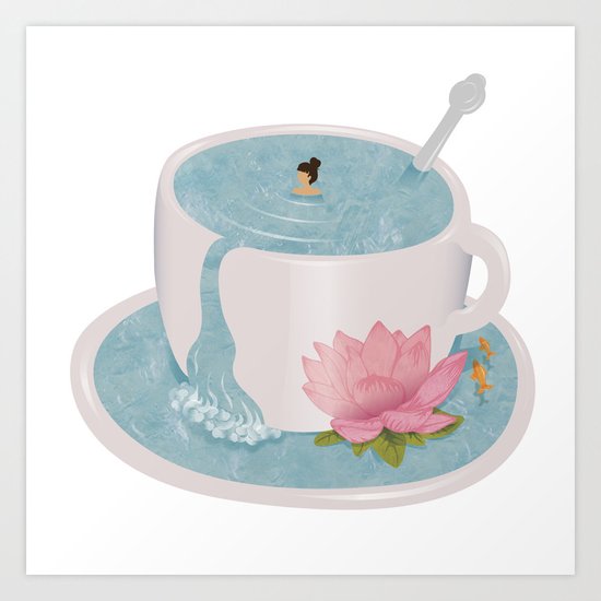 Relax Art Print