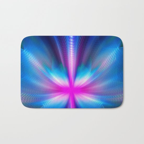 The Neon Butterfly Bath Mat
