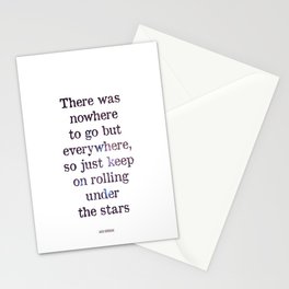 Jack Kerouac Quote Stationery Card
