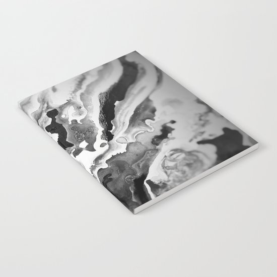 Deep Sea Black Focus Marble Notebook