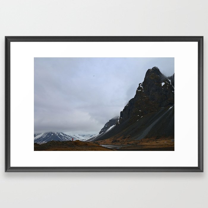 Land of Fire and Ice Framed Art Print