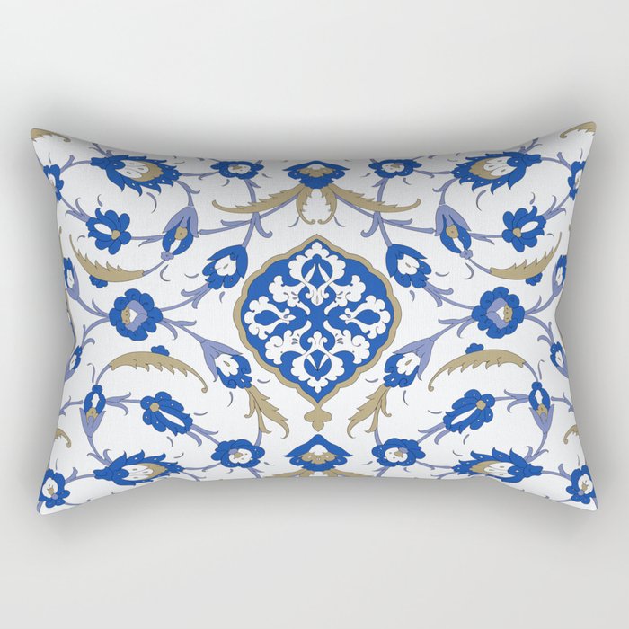  Iznik — Turkish pattern 15 Rectangular Pillow