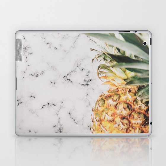 Pineapple Marble Laptop & iPad Skin
