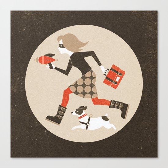 We Mean Business Canvas Print