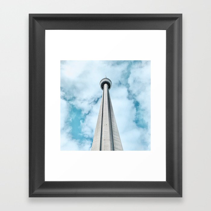 Canada Photography - Beneath The CN Tower Framed Art Print