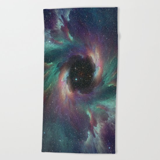 Vortex Nebula Beach Towel