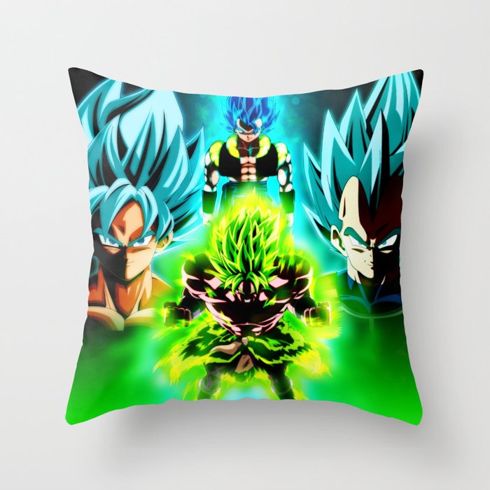 Dragon Ball Supero Movie Broly Throw Pillow By Dielissart Society6