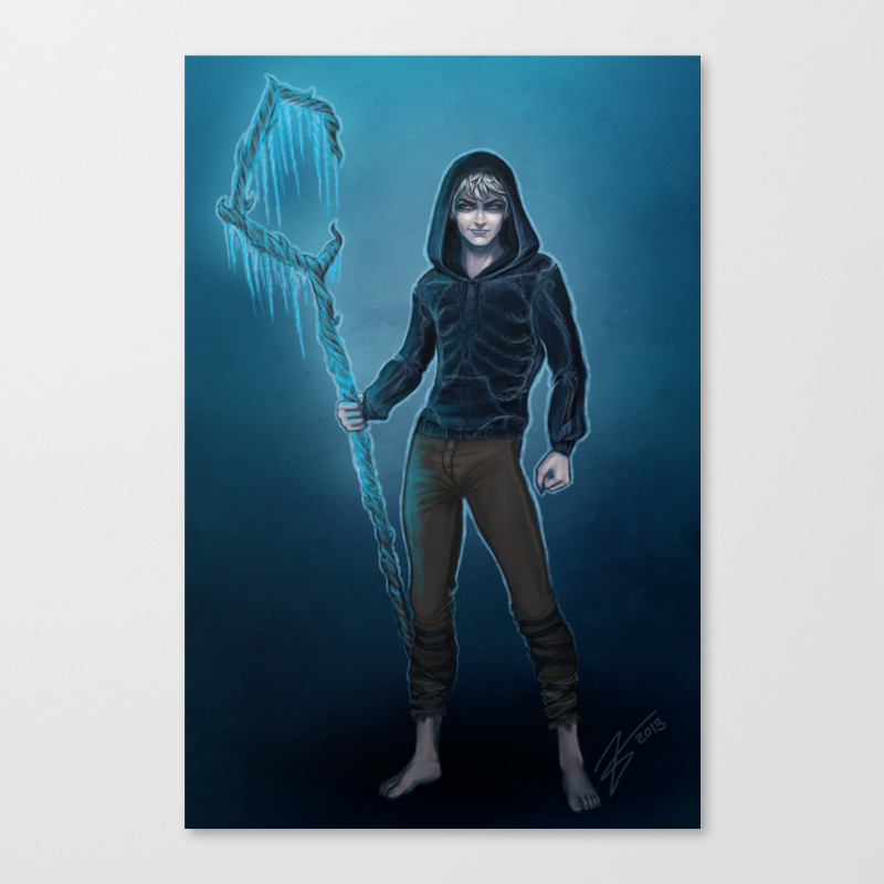 Dark Jack Frost Canvas Print By Terasart Society6