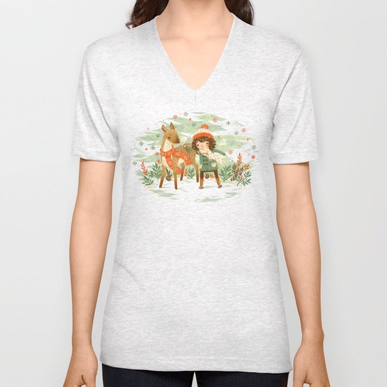 A Wobbly Pair Unisex V-Neck