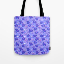 Mothman Blue Moon Pattern Tote Bag