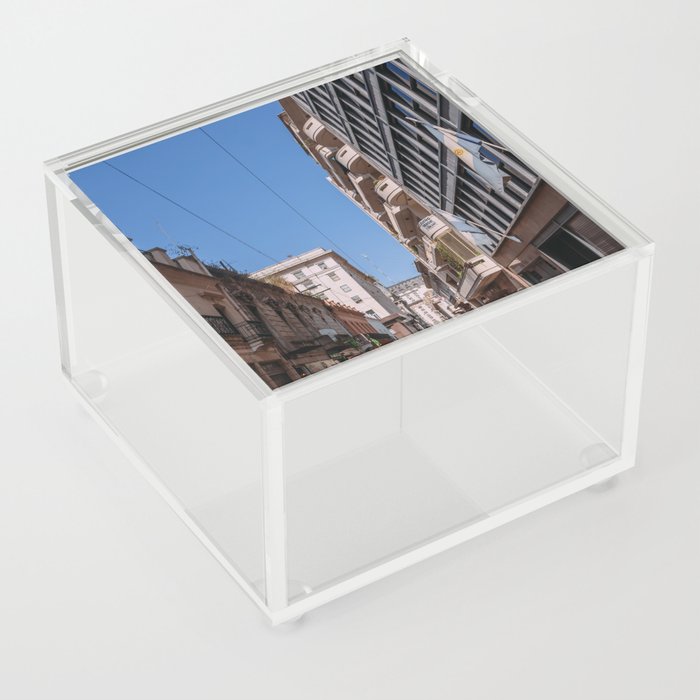 Argentina Photography - Wonderful Street Under The Blue Clear Sky Acrylic Box