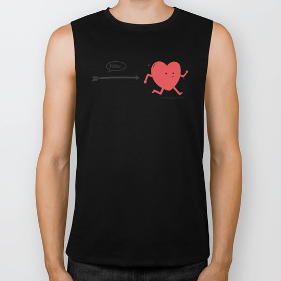 Follow the Heart Biker Tank