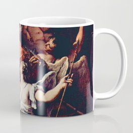 Sebastiano Ricci - Allegory of France as Minerva Trampling Ignorance and Crowning Virtue Coffee Mug