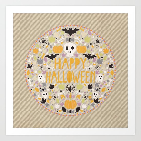 Happy Halloween Art Print