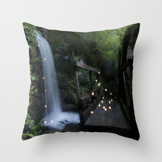 Firefly Outside Throw Pillow