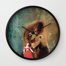 The girl and the beast Wall Clock