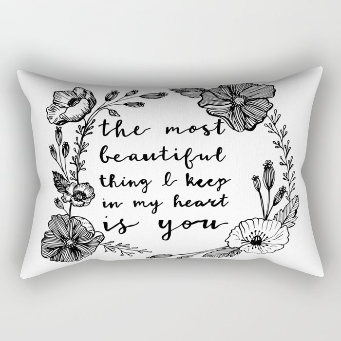 Beautiful Poppies Rectangular Pillow