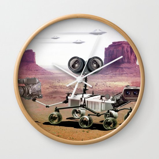 Behind you Wall Clock