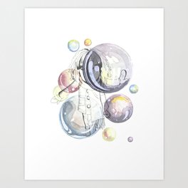  Bubbles Art Print