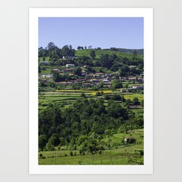 agriculture in portugal Art Print