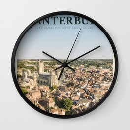Visit Canterbury Wall Clock